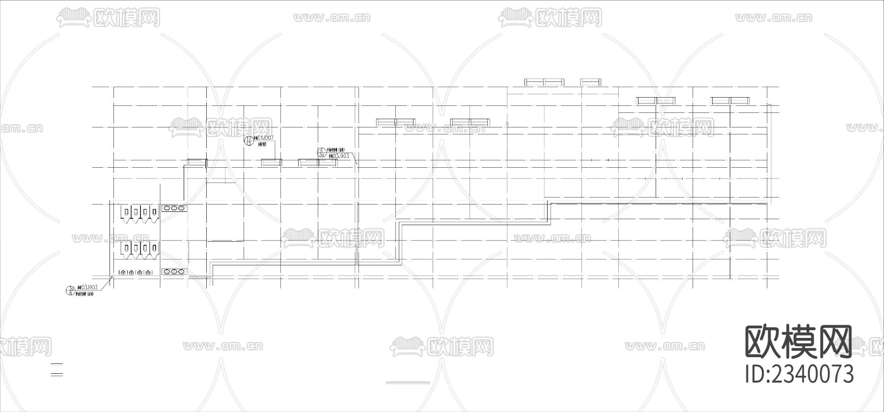 大酒店建筑CAD施工图下载（渲染图3）