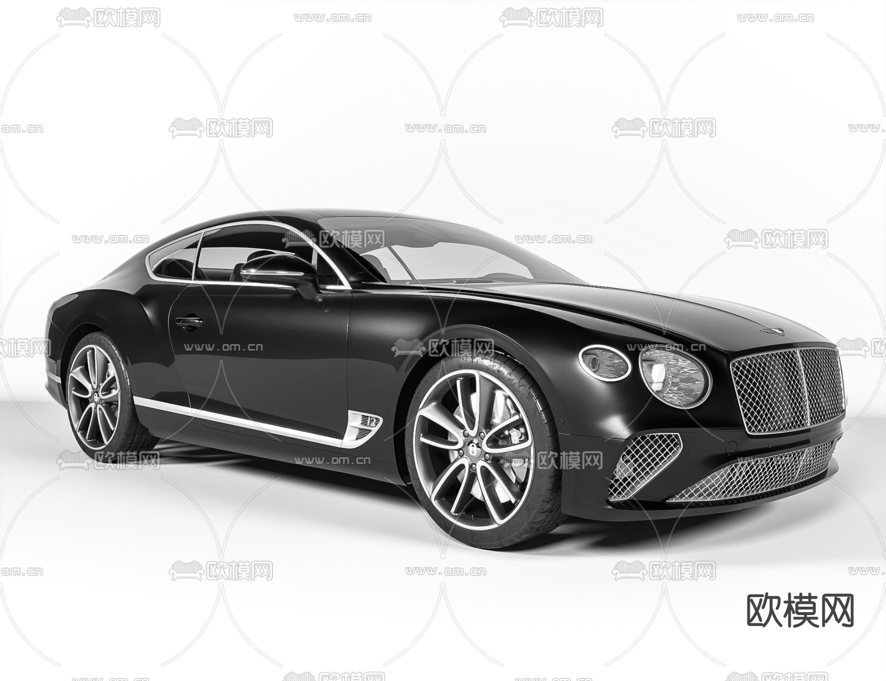 BENTLEY 汽车 跑车3d模型下载（渲染图2）