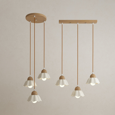 北欧花朵小吊灯su模型