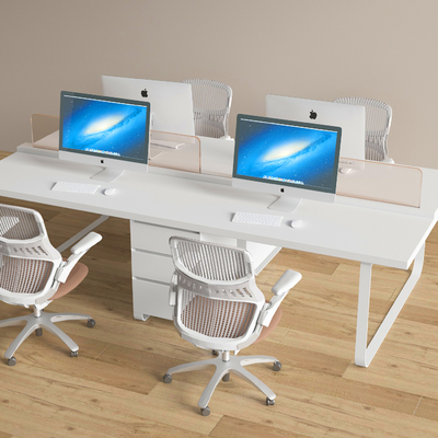  现代办公桌椅su模型 