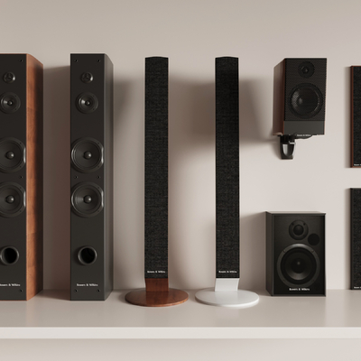  现代立式音响su模型 