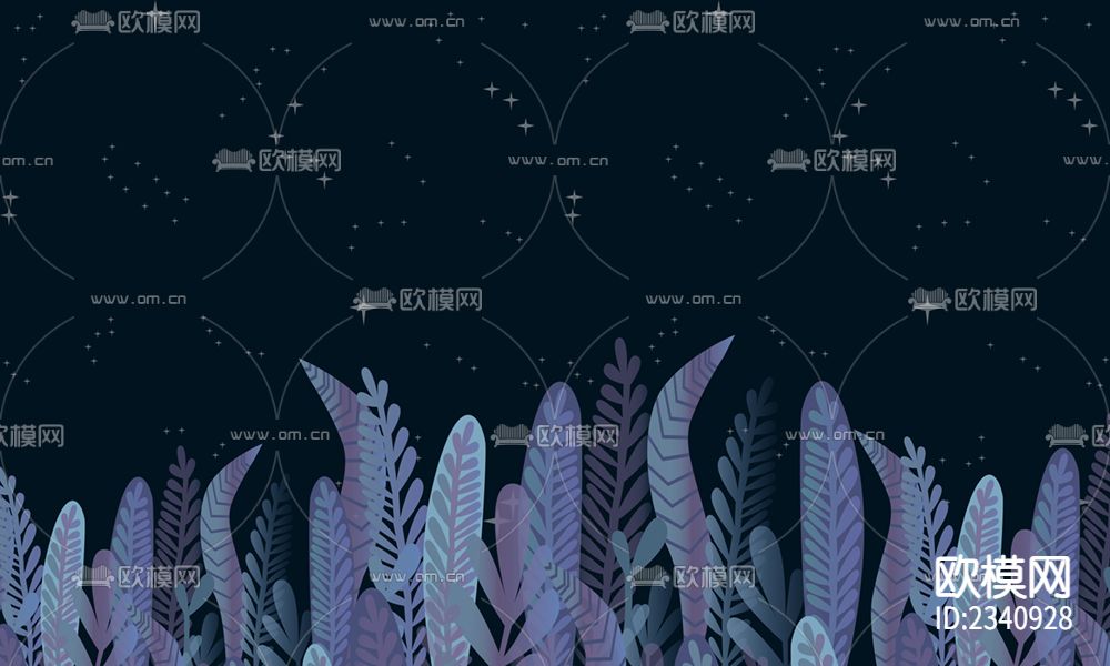 绘画草丛壁纸