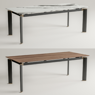 现代餐桌su模型