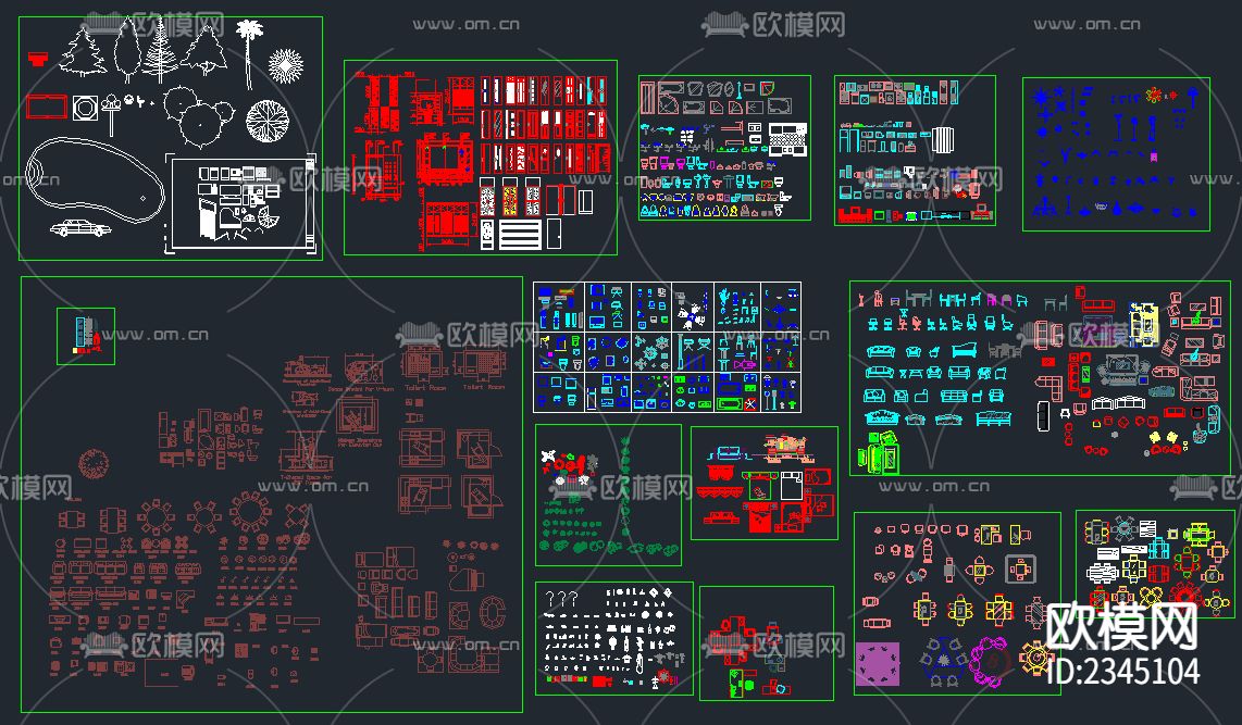 CAD最新室内CAD图库下载