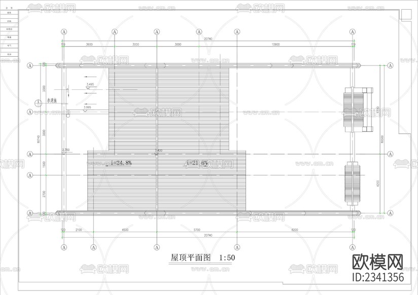 四合院建筑設(shè)計CAD施工圖下載(渲染圖2)