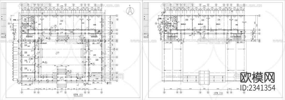四合院建筑設(shè)計(jì)CAD施工圖下載(渲染圖3)