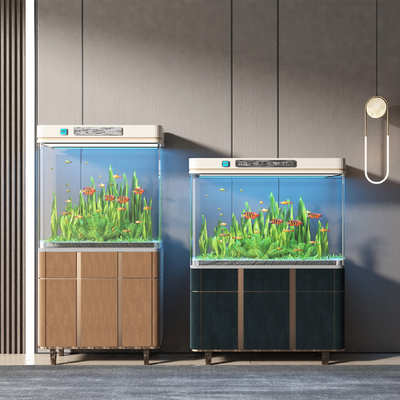  现代鱼缸su模型 