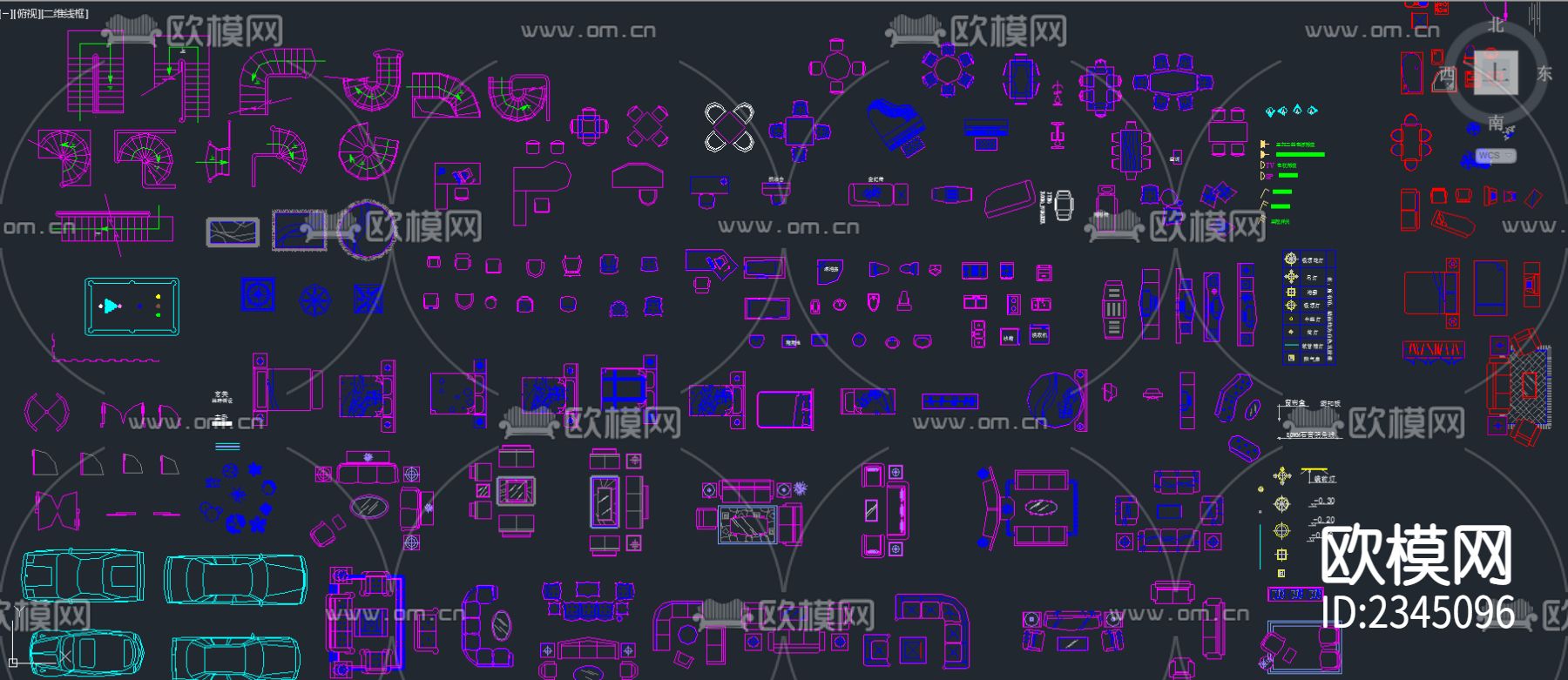 设计师常用CAD图库下载（渲染图2）