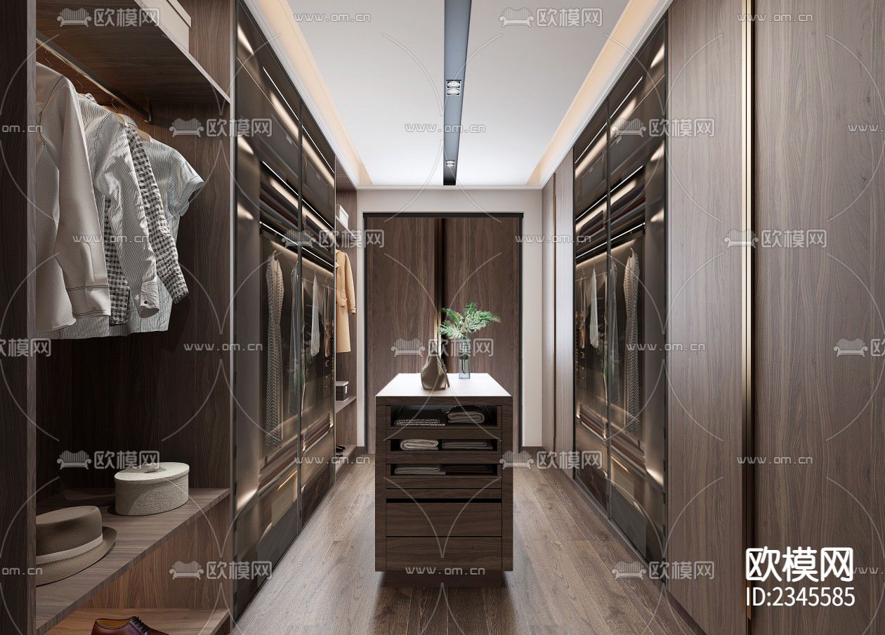 商品房cad平面布置图下载（渲染图2）