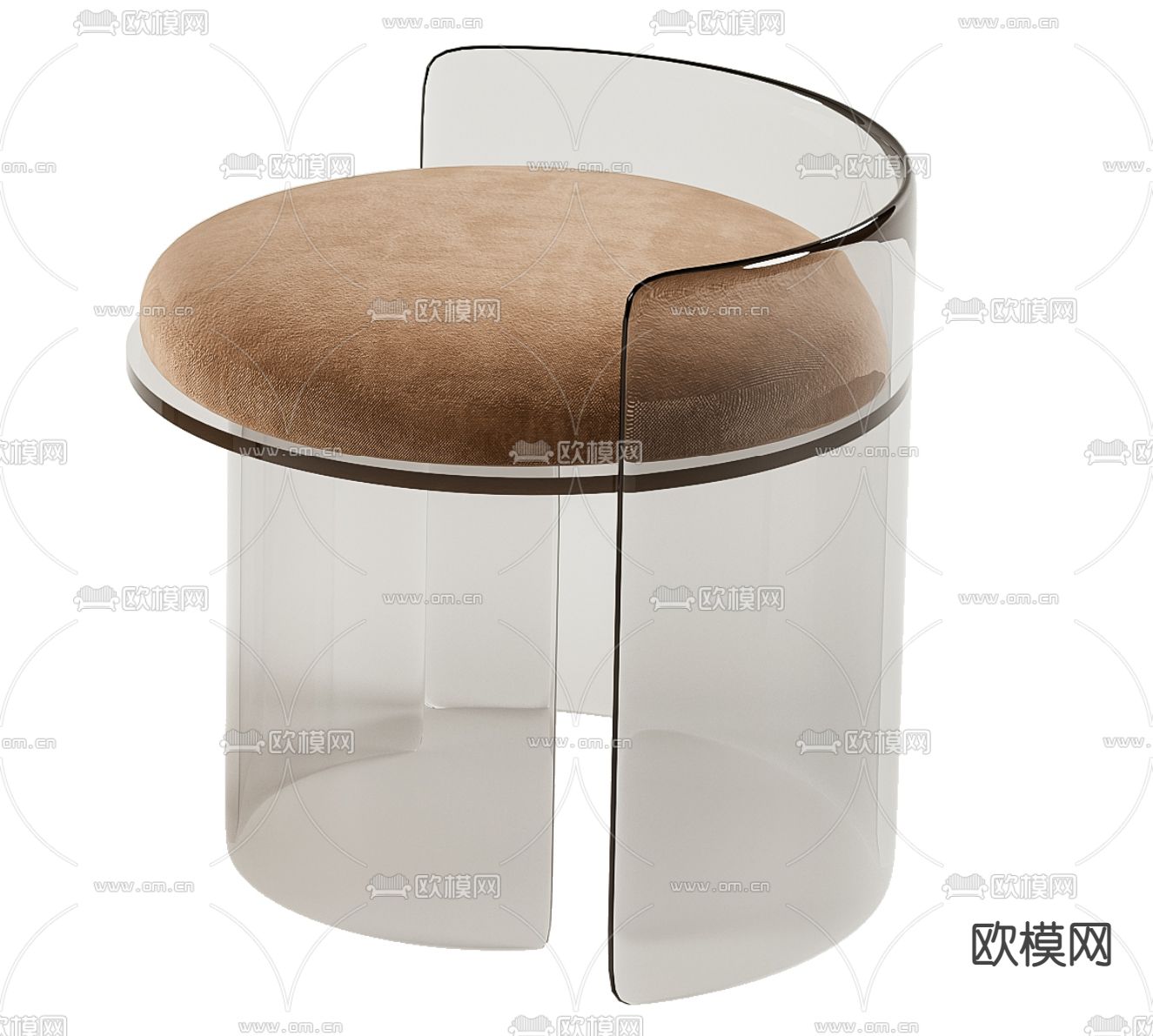 现代凳子 圆凳3d模型