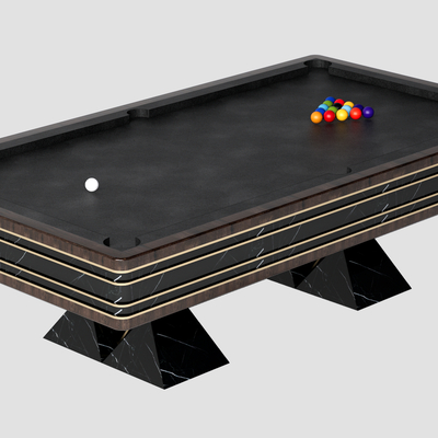 现代台球桌su模型 