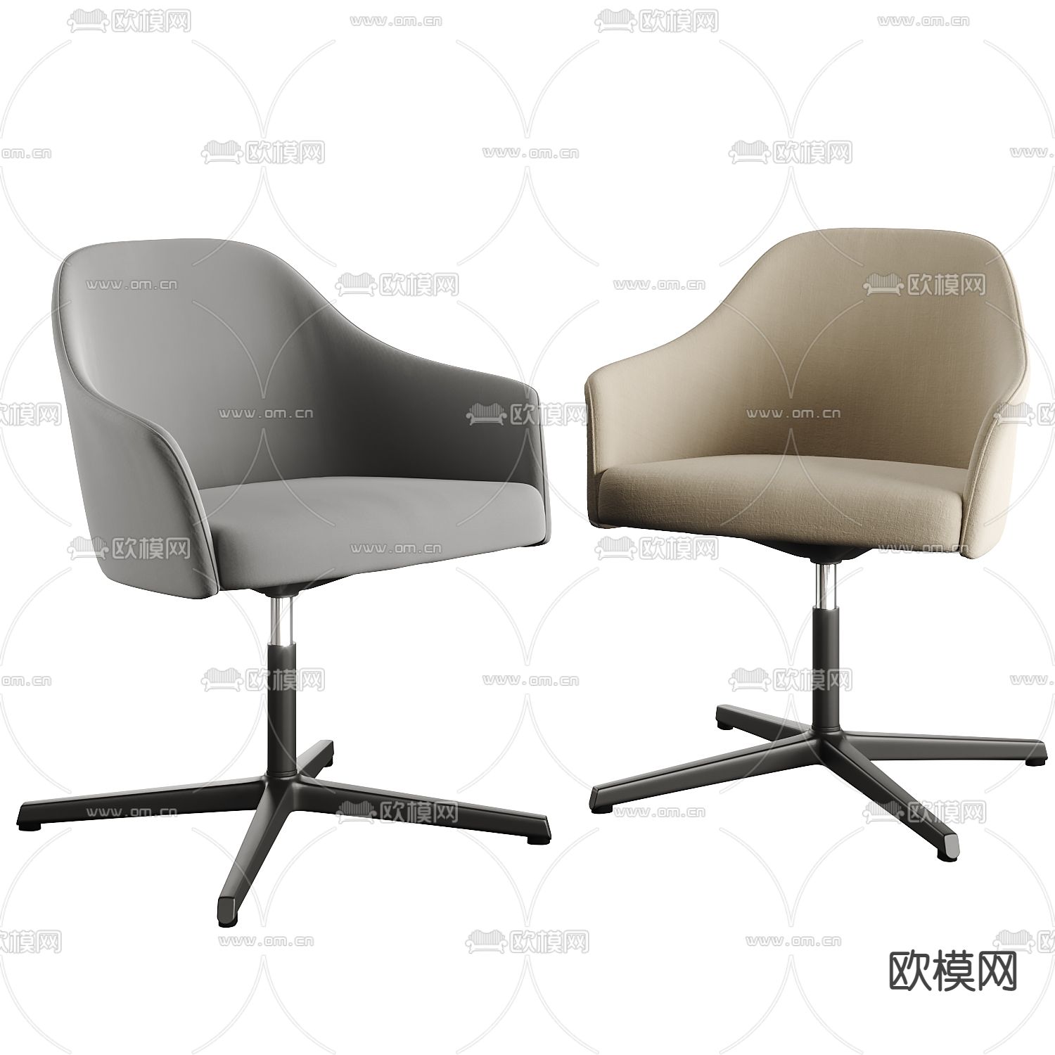 现代办公椅 休闲椅3d模型下载