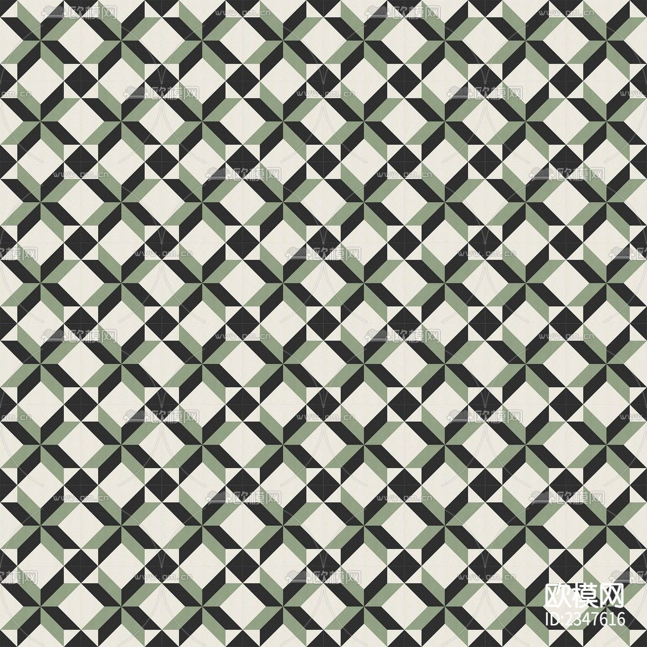 复古小众花砖贴图下载