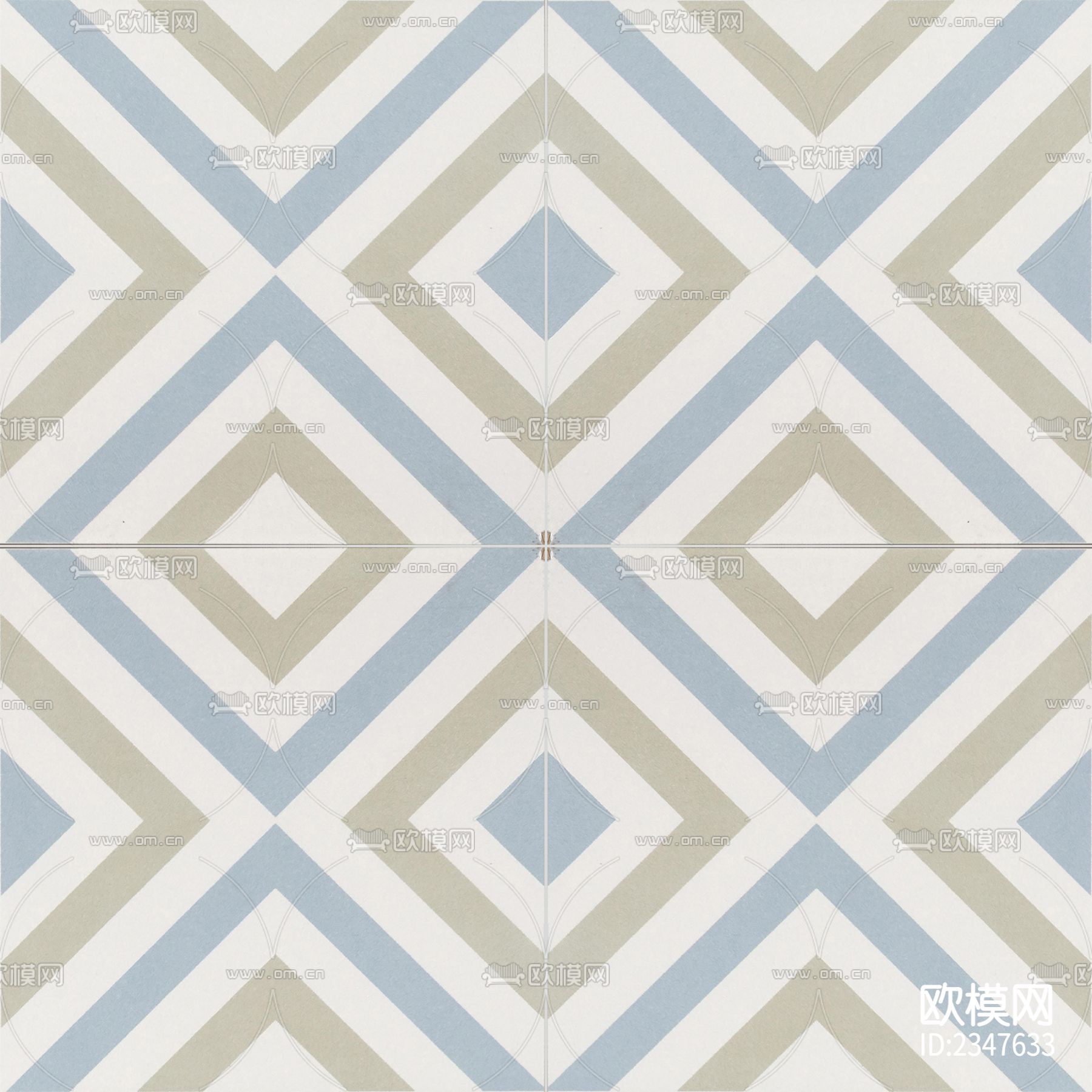 复古小众花砖贴图下载