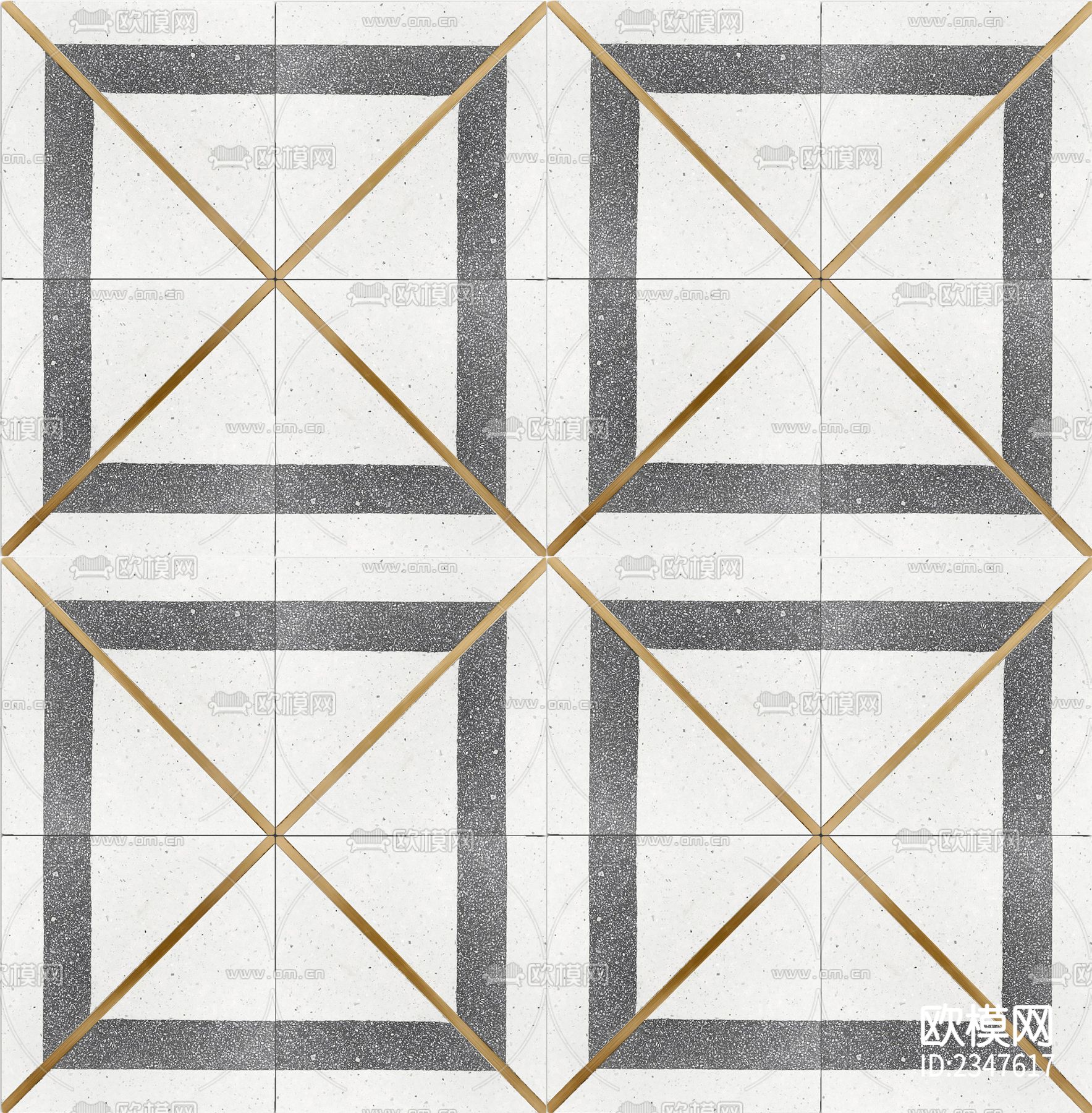 复古小众花砖贴图下载