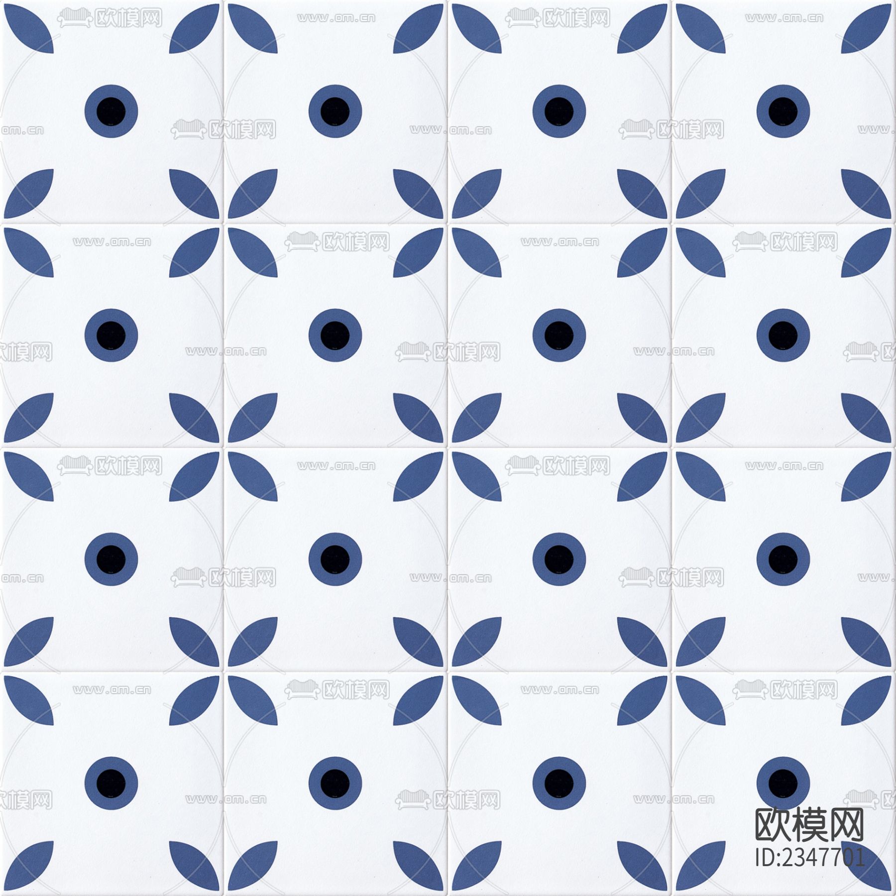 复古小众花砖