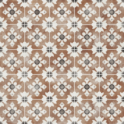  复古小众花砖贴图 