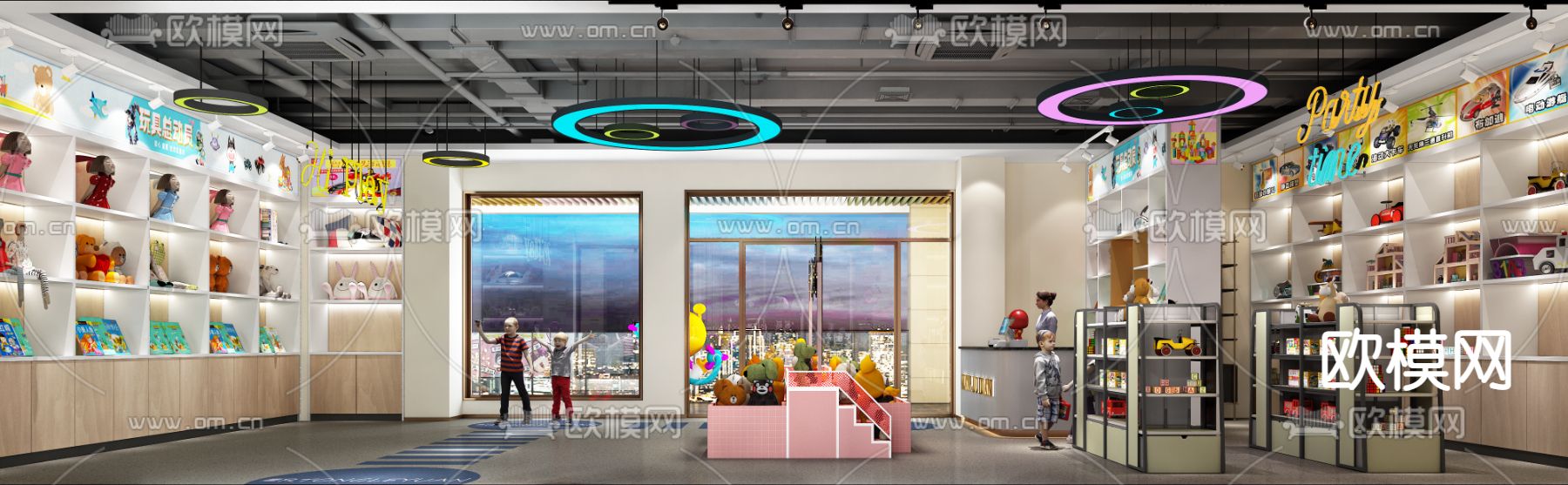 儿童玩具店 售卖店3d模型下载（渲染图4）