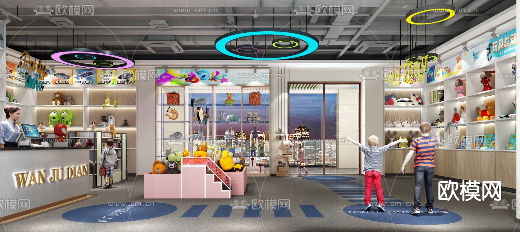 儿童玩具店 售卖店3d模型下载（渲染图3）