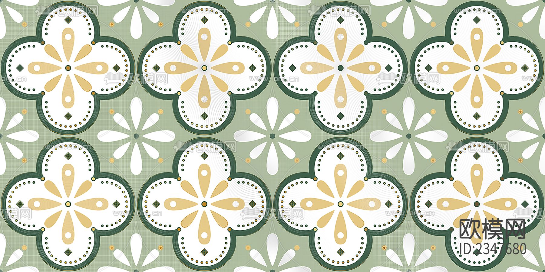 复古小众花砖贴图下载
