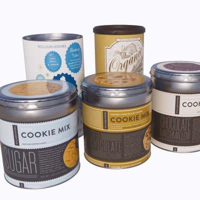  饼干罐 食品su模型 