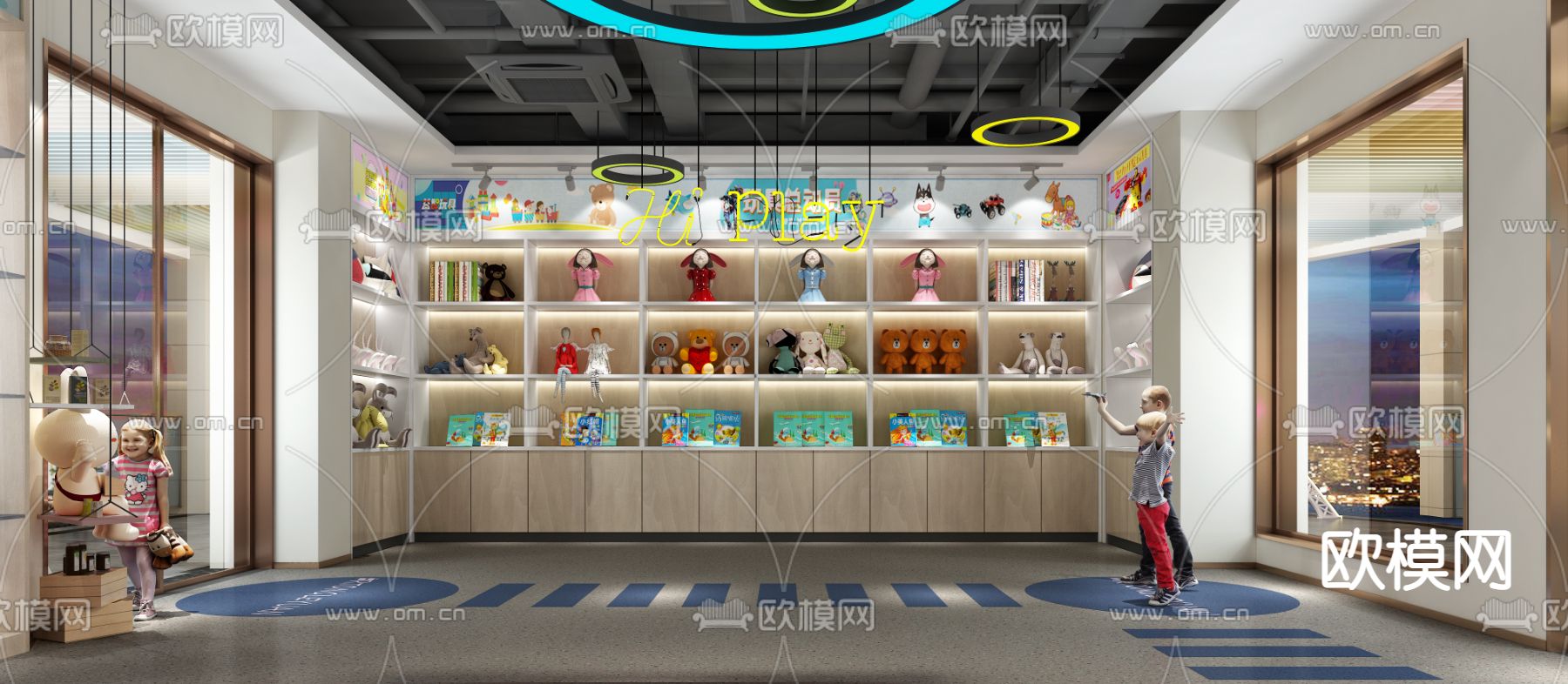 儿童玩具店 售卖店3d模型下载（渲染图5）