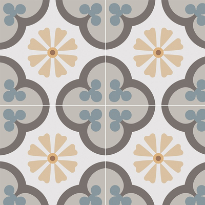  复古小众花砖贴图 