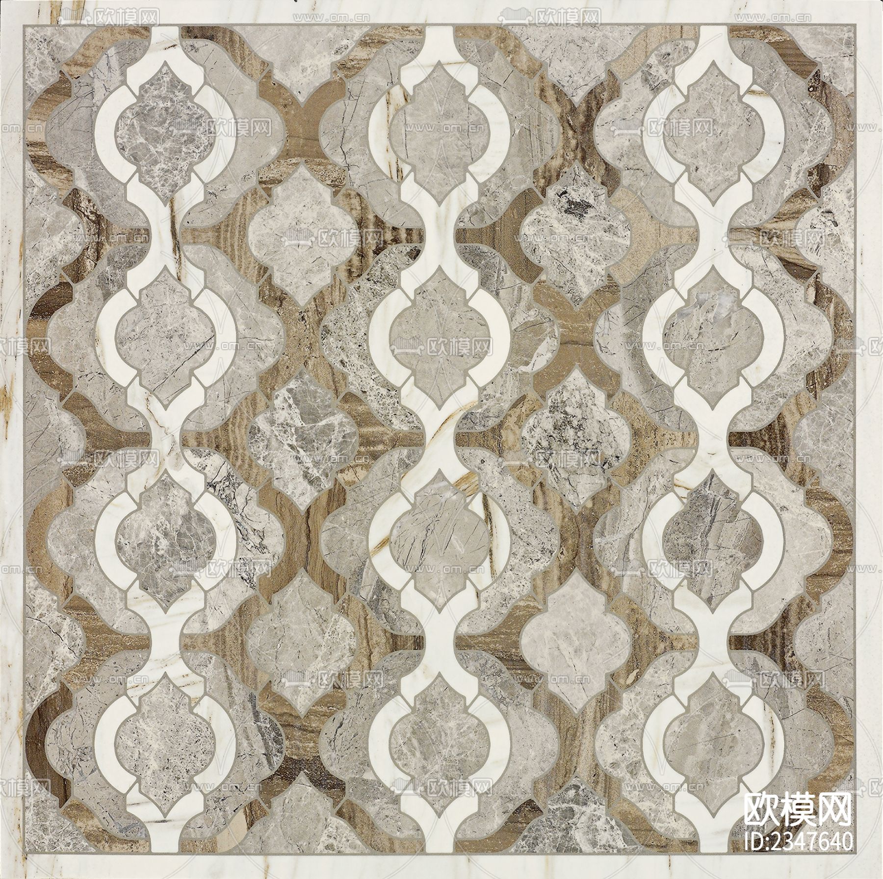 复古小众花砖贴图下载