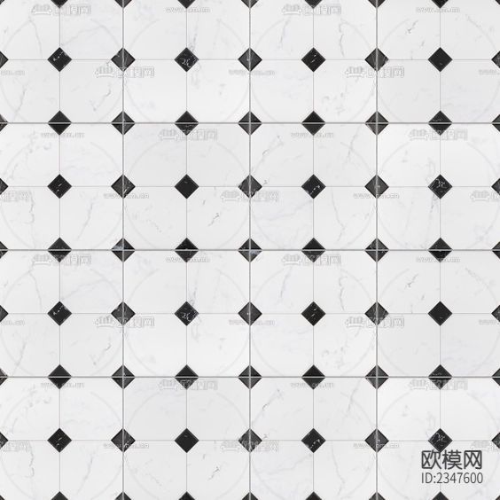 复古小众花砖贴图下载