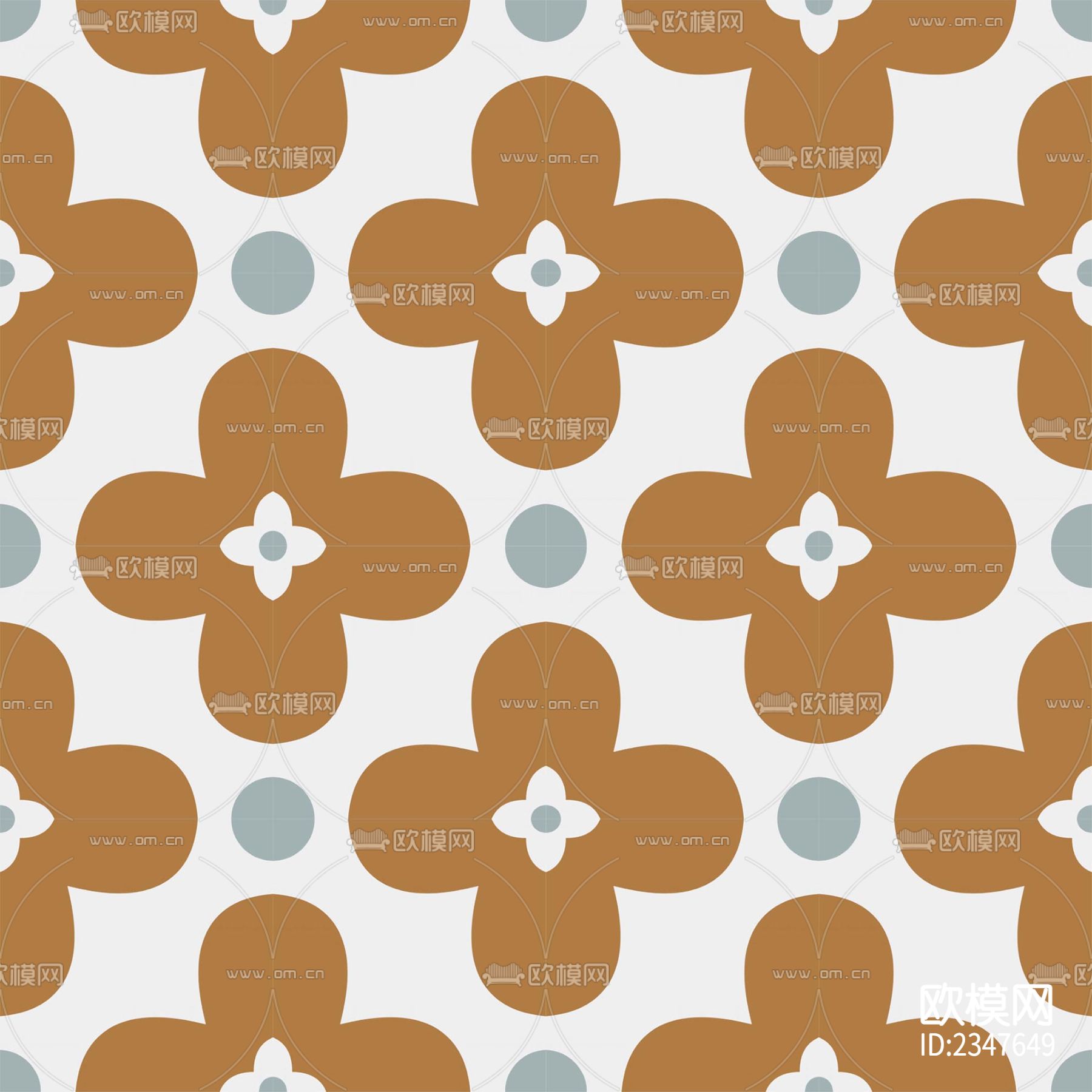 复古小众花砖贴图下载