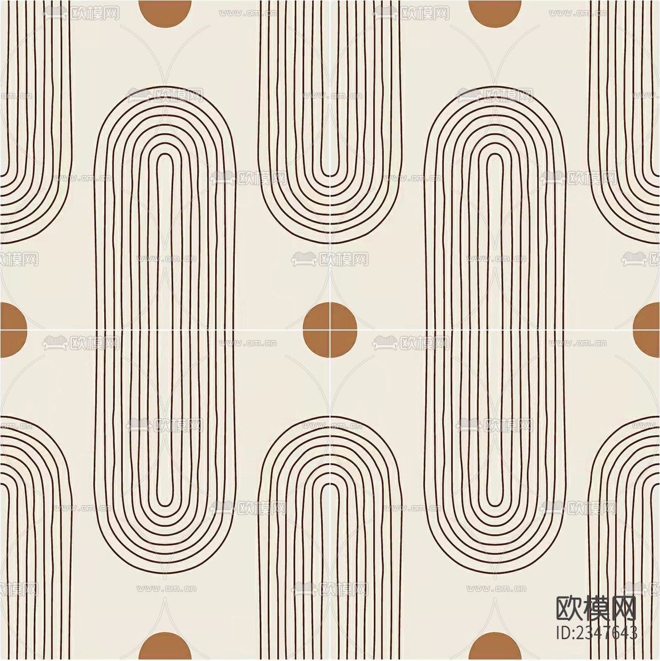 复古小众花砖贴图下载