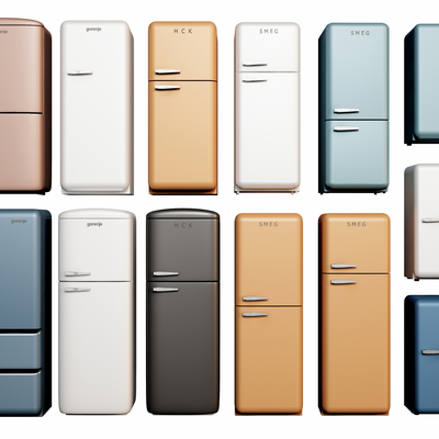  现代冰箱su模型 