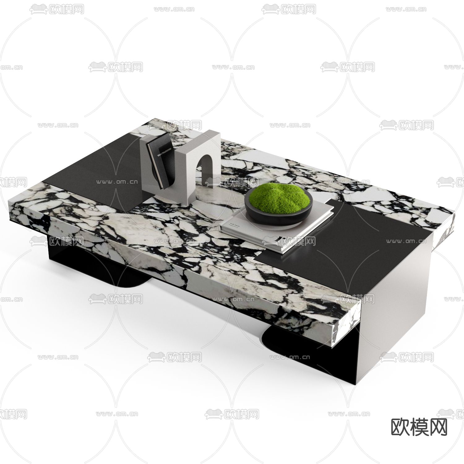 MISSANA大理石茶几3d模型下载（渲染图2）