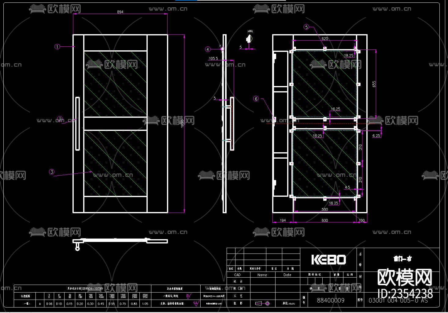 吹塑机机架CAD施工图下载（渲染图3）