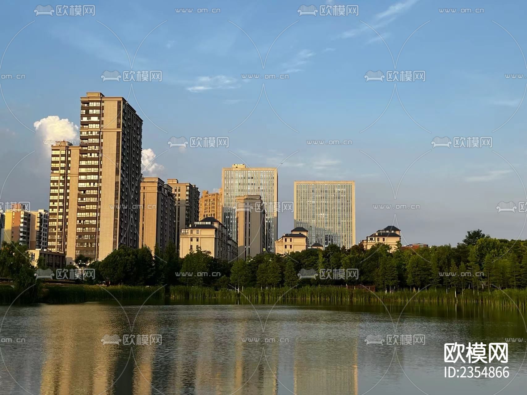 城市外景-免费3dmax模型库-欧模网