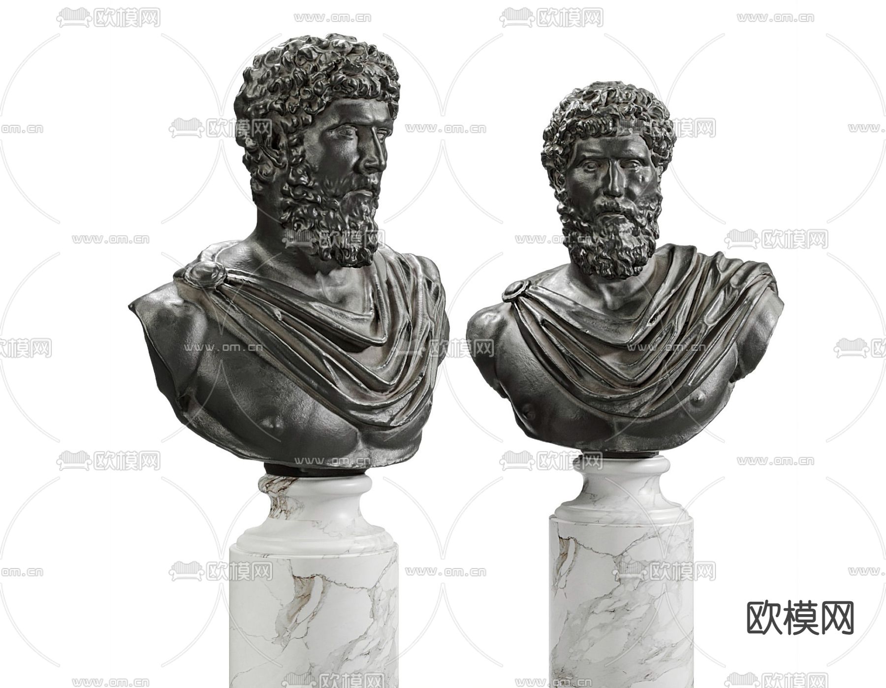 欧式人物雕塑3d模型下载_ID12182463_3dmax免费模型-欧模网