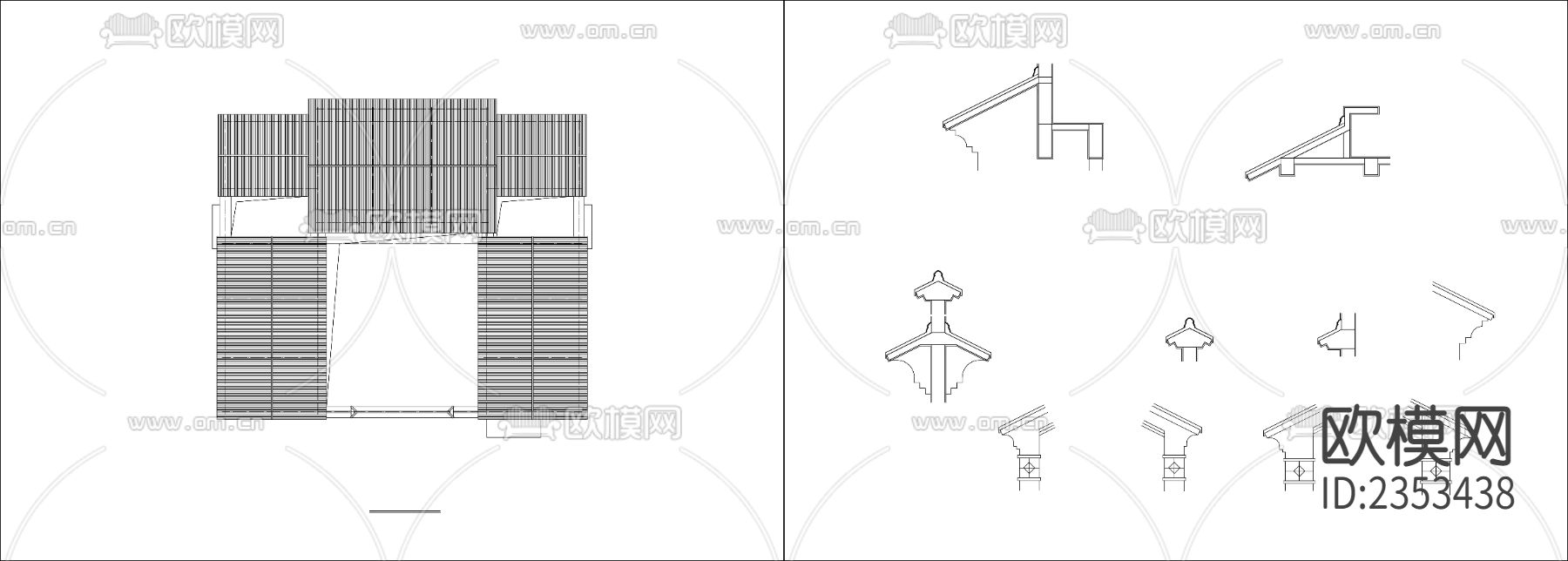 18.云南民居cad施工图下载（渲染图5）