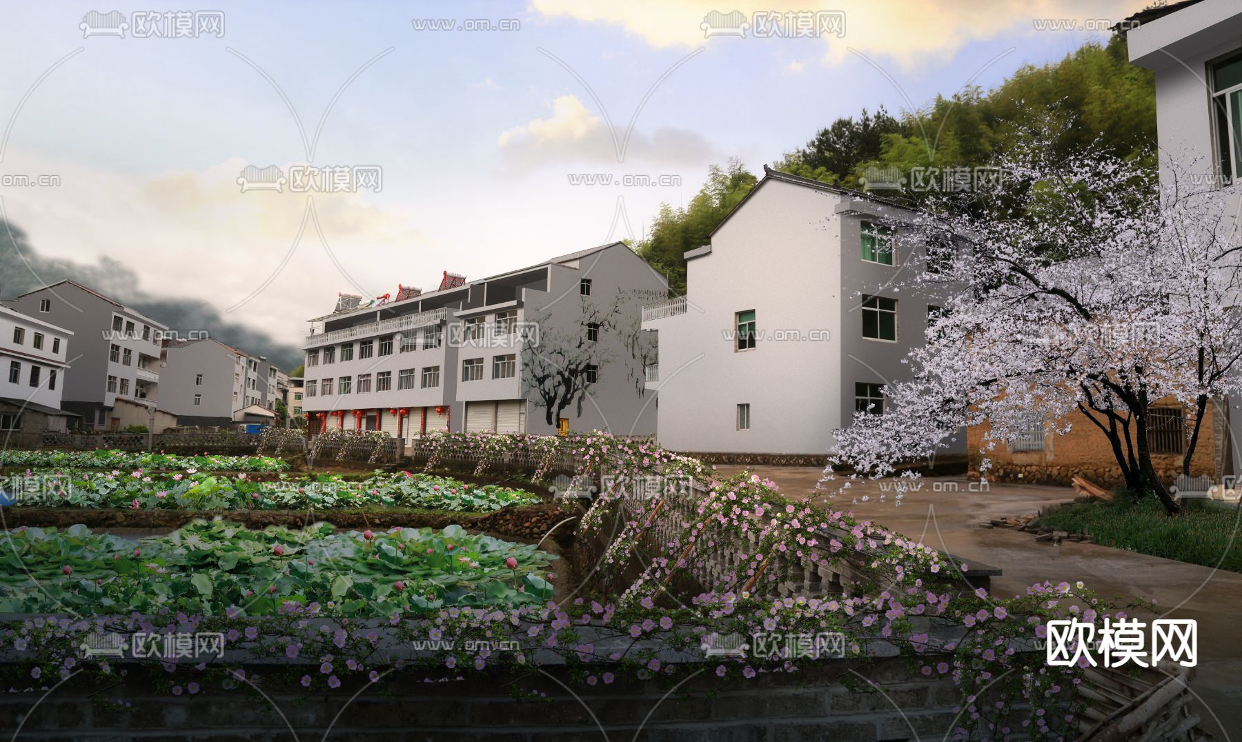 新中式菜地菜园psd下载