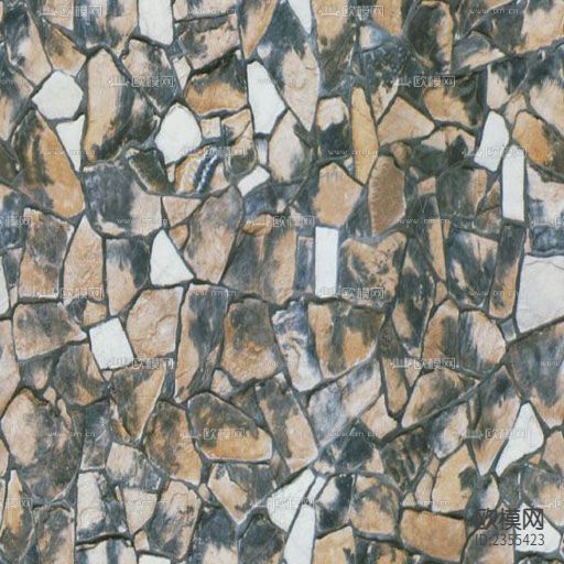 文化砖墙下载（渲染图2）