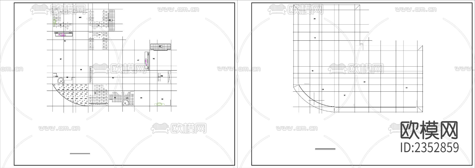 藏式建筑cad施工图下载（渲染图3）