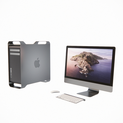  苹果电脑 主机su模型 