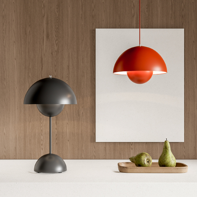 Flowerpot台灯 小吊灯su模型