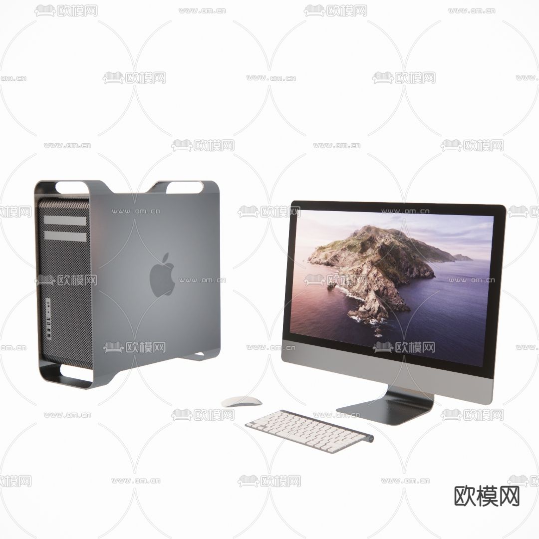 苹果电脑 主机su模型下载（渲染图1）