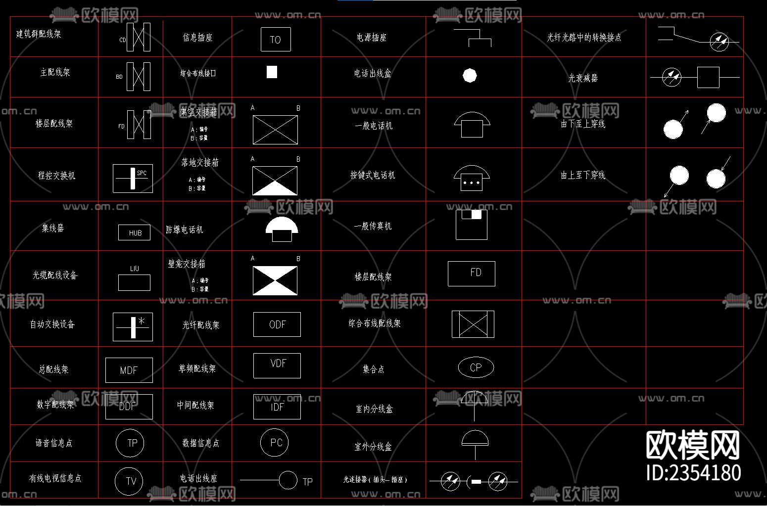 电气符号cad图库-免费3dmax模型库-欧模网