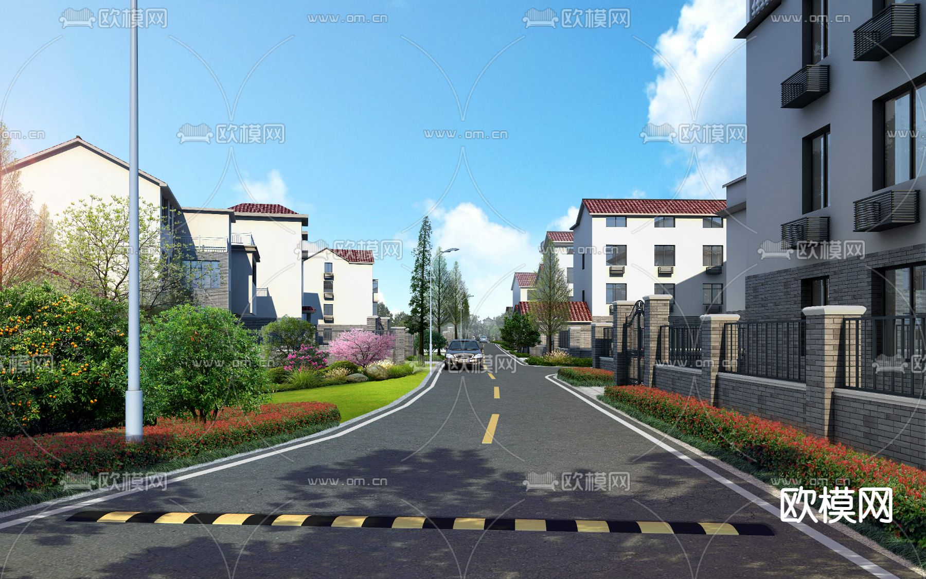 现代道路桥梁psd下载