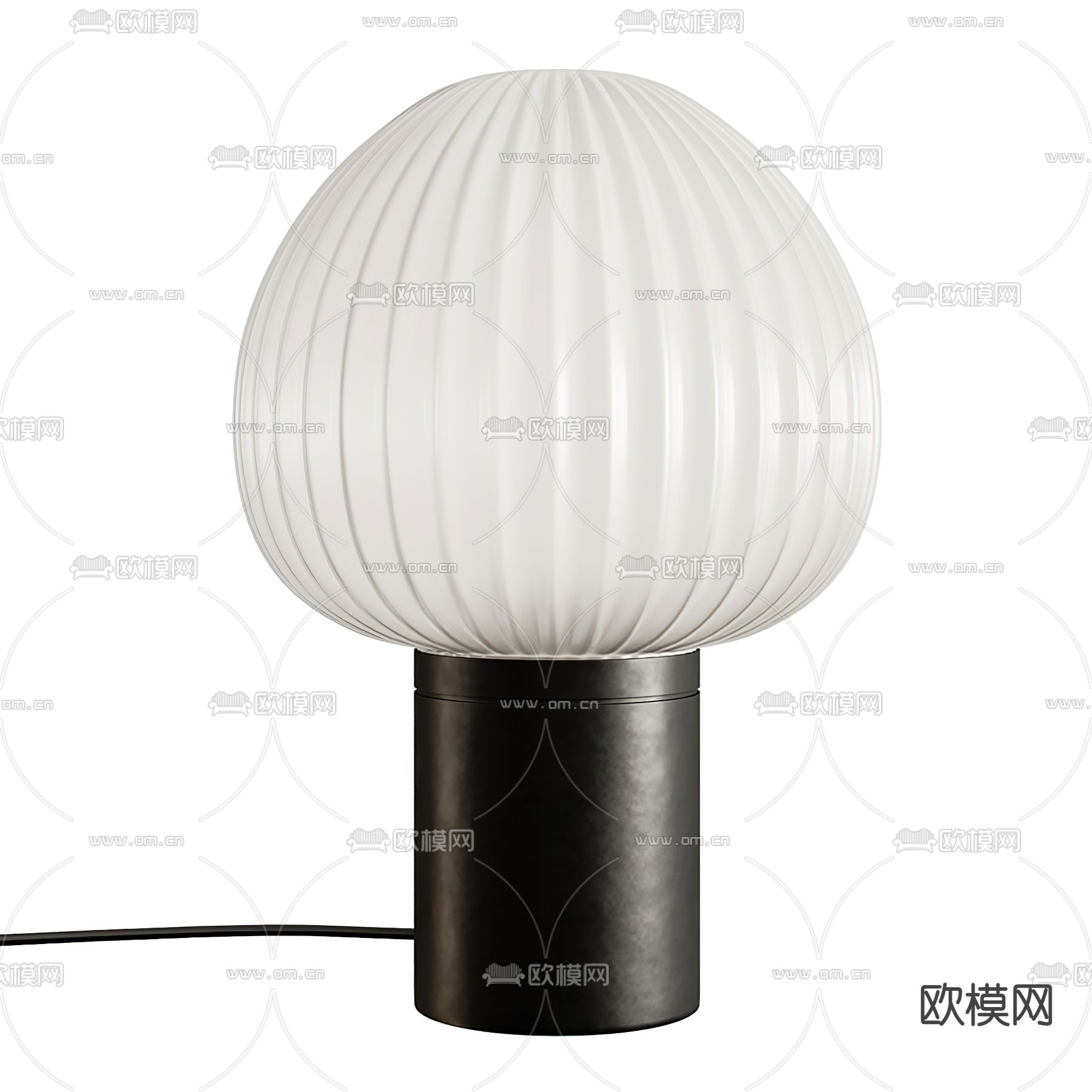 MISSANA 中古风台灯3d模型下载（渲染图2）