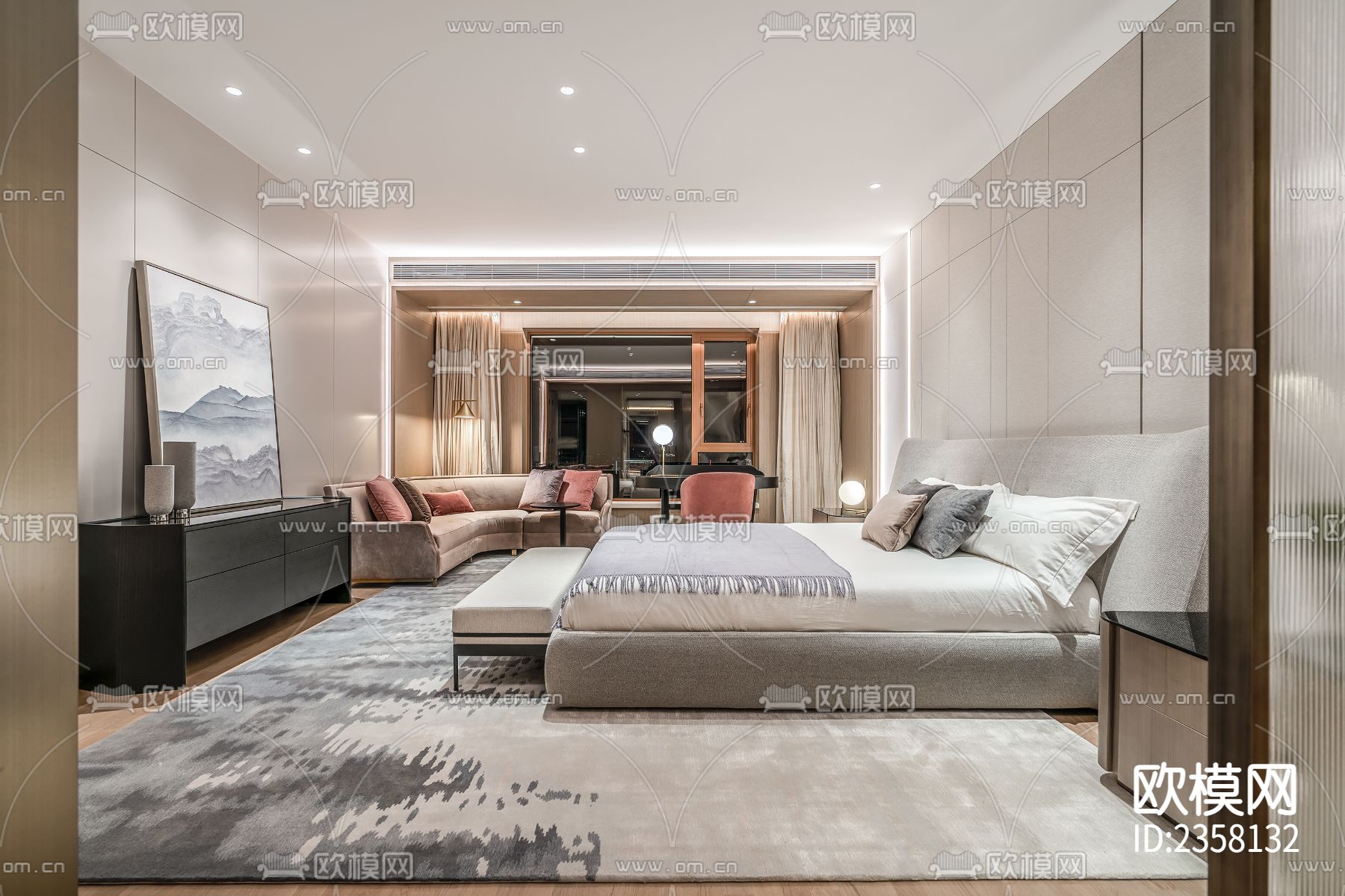 【HYY·D】武汉天地云廷CAD施工图下载（渲染图4）