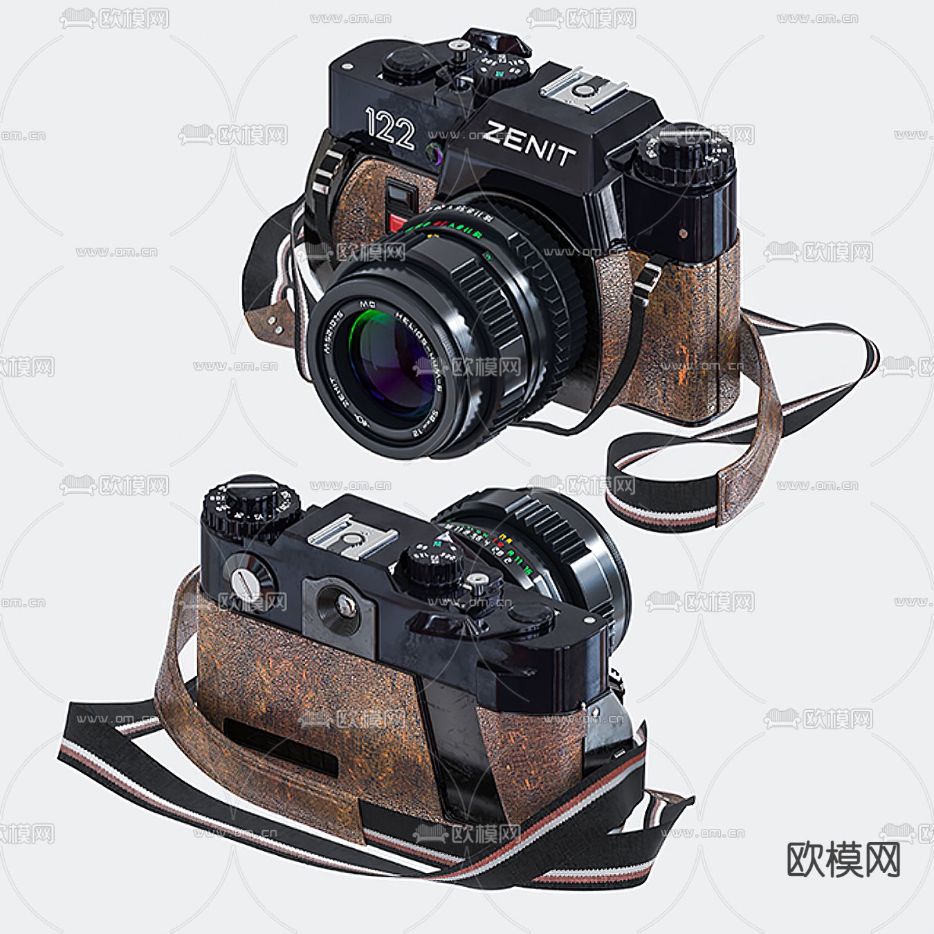 复古相机 老式相机3d模型