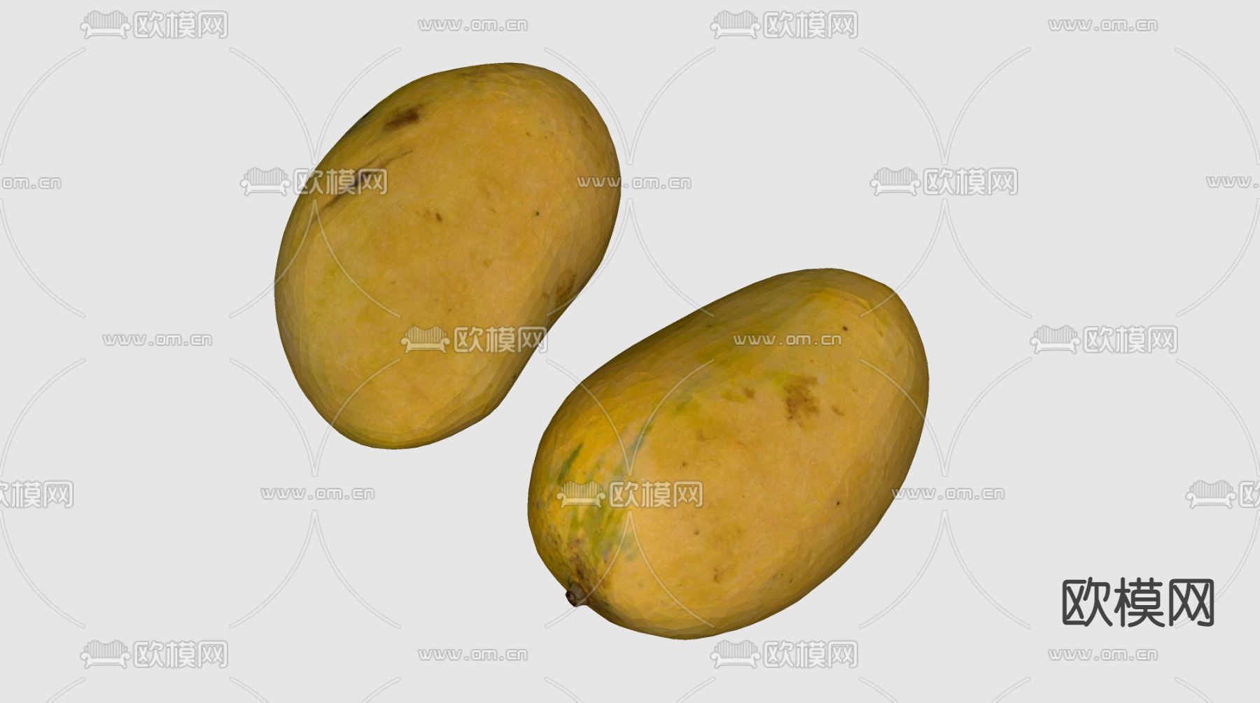 芒果 水果su模型下载（渲染图2）