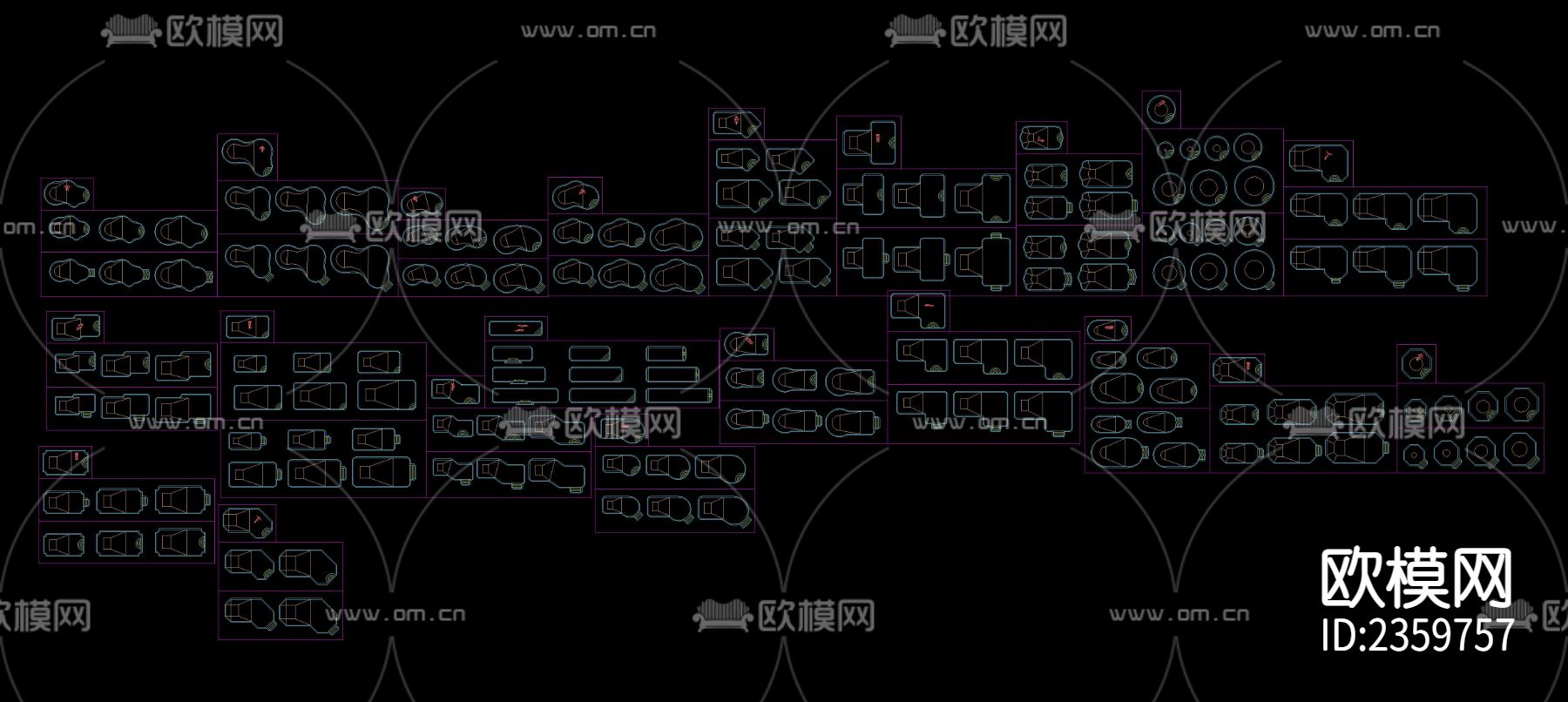 泳池cad图库下载（渲染图4）